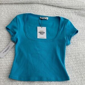 Princess Polly Vibrant Blue Top